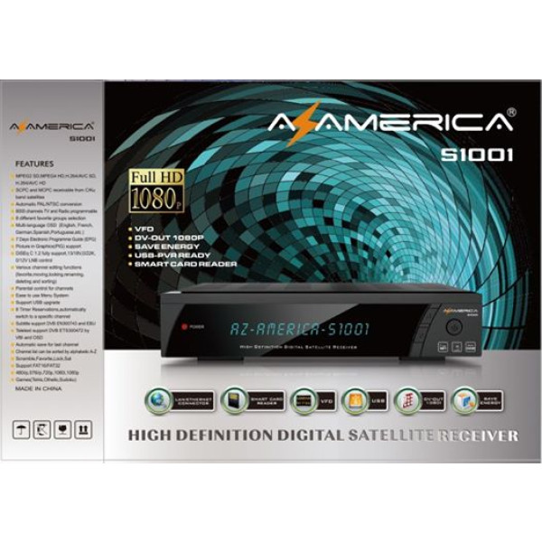 Azamerica S1001 Twin Tunner IKS/SKS - Compre já!