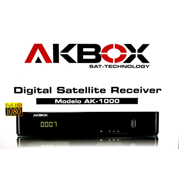 Receptor Akbox AK-1000 IKS/SKS/CS COM WIFI