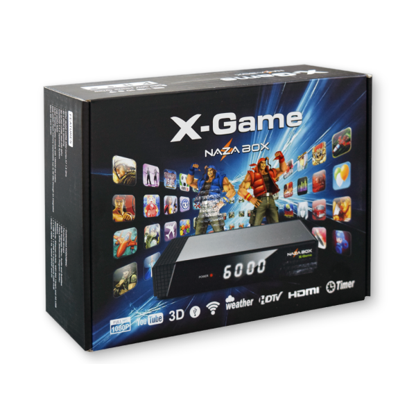 Receptor Nazabox NZ XGame HD Android IPTV ONDEMAND